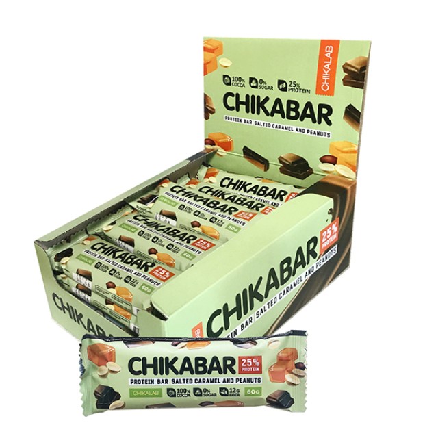 Chikalab preliveni proteinski bar sa punjenjem, 60g