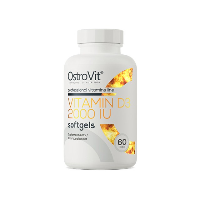 Vitamin D3 (2000IJ) Professional Vitamins Line, 60kap
