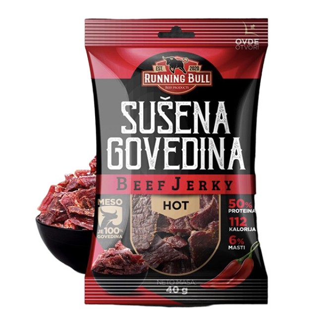 Beef Jerky (sušena govedina), 40g