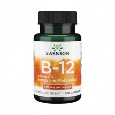 Vitamin B-12 (500mcg), 100kap