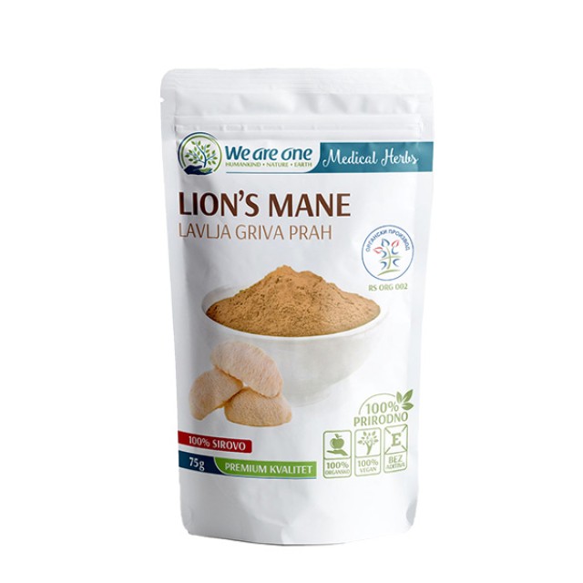 Lavlja griva prah, 75g